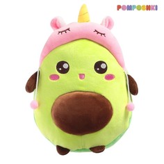 Мягкая игрушка «Авокадо», в шапочке, единорог, 24 см Pomposhki