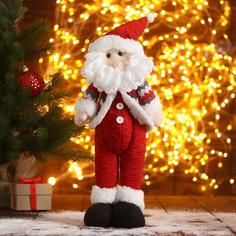 Мягкая игрушка Дед Мороз-пузатик 12х40 см, красный Зимнее волшебство