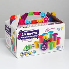 Набор для детской лепки «Тесто-пластилин 24 баночки» Bazar