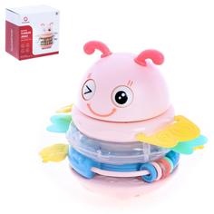 Неваляшка Милашка, световые эффекты, цвет розовый Happy Kids