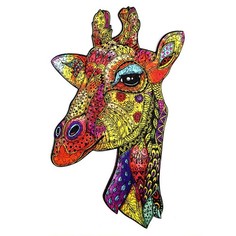 Пазл Цветной мир Любопытный жираф PW002, 28x43 см от