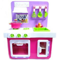 Кухня игрушечная с водой, подсветкой и звуками аксессуары No Brand