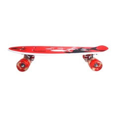 Скейтборд пластик 22*6", шасси Al, колёса PU 60*45мм свет, Вид 1 арт. QYH1121-9 No Brand