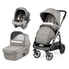 Коляска 3 в 1 Peg Perego Veloce SLK Modular City Grey