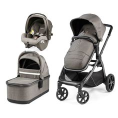 Коляска 3 в 1 Ypsi SLK Modular City Grey Peg Perego