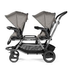 Коляска для двойни Peg Perego Duette Piroet City Grey