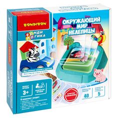 Игра настольная логическая с т.з.Bondibon ОКРУЖАЮЩИЙ МИР. НЕЛЕПИЦЫ