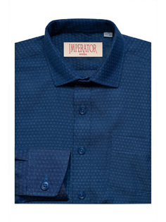 Рубашка детская Imperator Vichy 3, цвет темно-синий, размер 146