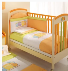 Детская кроватка А.792 Trenino 827079 оранжевый Mibb