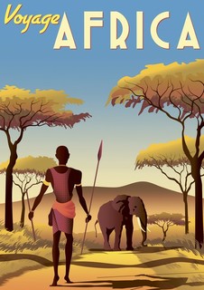 Пазлы Путешествие. Африка PZL-500/22, от Freya
