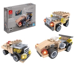 Конструктор Ausini Гонка, 3 варианта сборки, 61 деталь