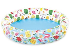 Бассейн надувной детский Intex Just So Fruity Pool (Фрукты), от 2-х лет, 122х25 см