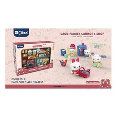 Игровой набор QL075-2 Ванная комната с питомцами в кор. No Brand