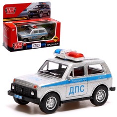 Машина металлическая «LADA полиция», 10 см, инерция Технопарк