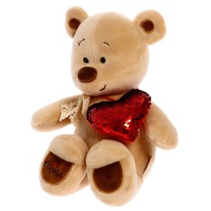 Мягкая игрушка Медведь Misha с сердцем, 30 см Kult of Toys