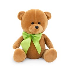 Мягкая игрушка «Медведь Топтыжкин коричневый: с бантиком», 17 см Orange Toys