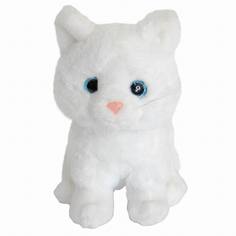 Мягкая игрушка Abtoys Кошечка белая, 15см