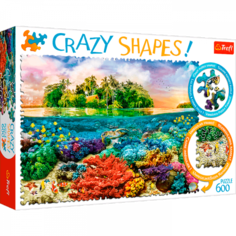 Пазл Trefl Crazy Shapes Тропический остров, 600 дет. TR11113