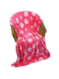 Плед Wellsoft Kids/Лапки,розовый 1,5сп