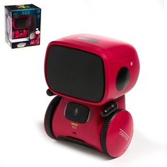 Робот интерактивный «Милый робот», световые и звуковые эффекты, цвет красный Zhorya