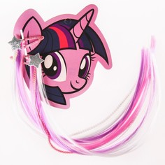 Набор прядей для волос на зажиме Звездочки. Искорка, My Little Pony, 40 см Hasbro