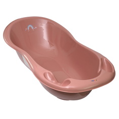 Ванночка Tega Baby 102см со сливом METEO Розовый