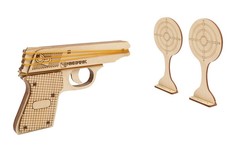 REZARK Пазл 3D фанера Резинкострел Колибри PTT-01, 8x13x2 см от