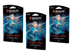 Mtg: набор из 3-х тематических синих бустеров издания core set 2020 на английском языке No Brand