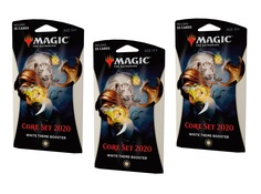 Mtg: набор из 3-х тематических белых бустеров издания core set 2020 на английском языке No Brand