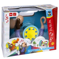 Игрушка пластм. СОБАКА BABY YOU BONDIBON, муз., едет при наж. на хвост, съемн.игрушка, BOX