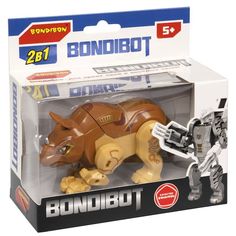 Трансформер 2в1 BONDIBOT Bondibon робот-носорог