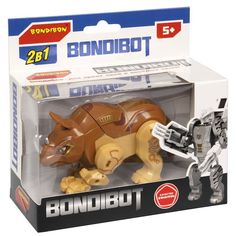 Трансформер 2в1 BONDIBOT Bondibon робот-носорог