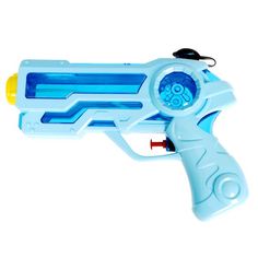 Водный пистолет Bondibon Наше Лето, РАС 22х16х4,5 см, голубой с синим
