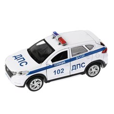 Модель машины Технопарк Hyundai Tucson, Полиция, белая, инерционная TUCSON-12POL-WH