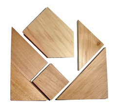 Деревянная головоломка Два квадрата Планета головоломок