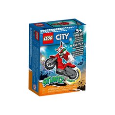 Конструктор LEGO Трюковой мотоцикл Безрассудного Скорпиона 60332, 15 деталей