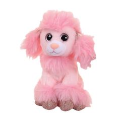 Мягкая игрушка Собачка Карамелька, розовая 14 см A Btoys