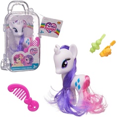 Игровой набор ABtoys Моя лошадка Пони белая в чемоданчике с аксесс. PT-01401/белая