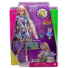 Кукла Mattel Barbie Экстра в цветочном платье HDJ45