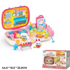 Игровой набор 076-1QL Кухня с питомцами и аксесc. в кор. No Brand