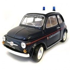 Коллекционная модель автомобиля Fiat 500 Carabinieri Bburago 1/18 металл 18-12068