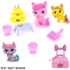 Игровой набор 2078ABCCL Домашние любимцы с сумкой и аксесс., в коробке No Brand