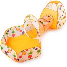 Домик игровой нейлон 516-4 с тоннелем в сумке No Brand