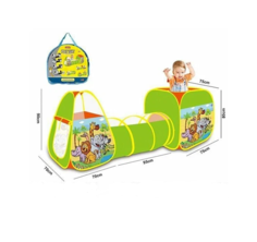 Домик игровой нейлон 606-102-4D с тоннелем в сумке No Brand