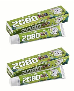 886342 ДЕТСКАЯ Зубная паста ЯБЛОКО, комплект 80 г х 2 шт Kerasys