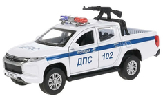 Машина Технопарк Land Rover Defender Pickup Полиция 12 см свет, звук, металл
