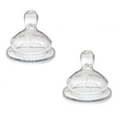 Соски из силикона стандартное горлышко 0-6 мес. 2 шт. Bebe Confort