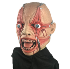 Страшная маска с крюками в веках для Хэллоуина No Brand