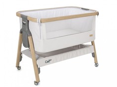 Колыбель Tutti Bambini CoZee (Oak and Silver с колесами + качалка)