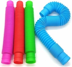 Развивающая игрушка-антистресс Pop Tubes, D=25 мм (Цвет: Синий ) No Brand